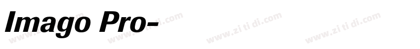 Imago Pro字体转换